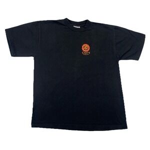 Vintage Cat's At Sunset Beach Hawaii T-Shirt Black Single Stitch Size Large